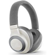 JBL E65BTNC Wireless Over-Ear Noise-Cancelling Headphones with Mic and One-Button Remote (White)
