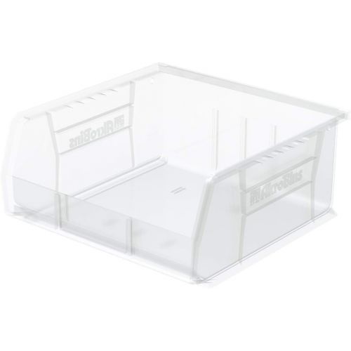  Akro-Mils 30235 Plastic Storage Stacking AkroBin, 11-Inch by 11-Inch by 5-Inch, Clear, Case of 6