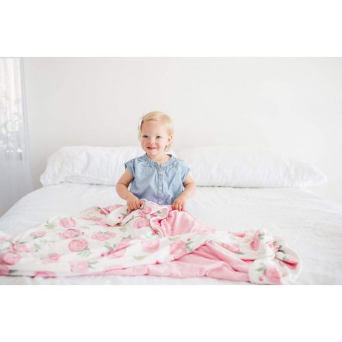  Large Premium Knit Baby 3 Layer Stretchy Quilt BlanketGrace by Copper Pearl