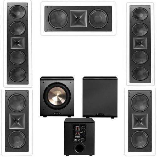 클립쉬 Klipsch KL-6504-THX 5.1 In-wall LCR Speaker System-Free PL-200