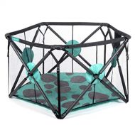 Milliard Playpen Portable Playard with Cushioning for Safety, for Travel, Indoor and Outdoor Play Yard Pen 48” x 27.5”