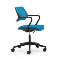 Steelcase QiVi Chair, Tangerine Fabric