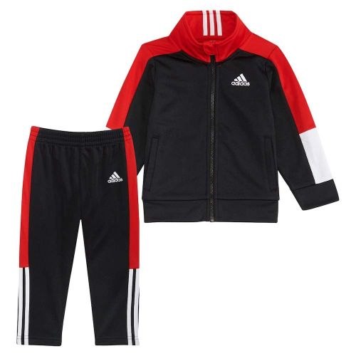 아디다스 Adidas adidas Boys Tricot Jacket and Pant Set