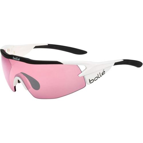  Bolle Aeromax Sunglasses Matte White & Black Large Unisex