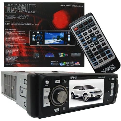  Absolute DMR-420T 4-Inch In-Dash Single Din Receiver