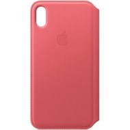Apple Leather Folio (for iPhone Xs Max) - Peony Pink