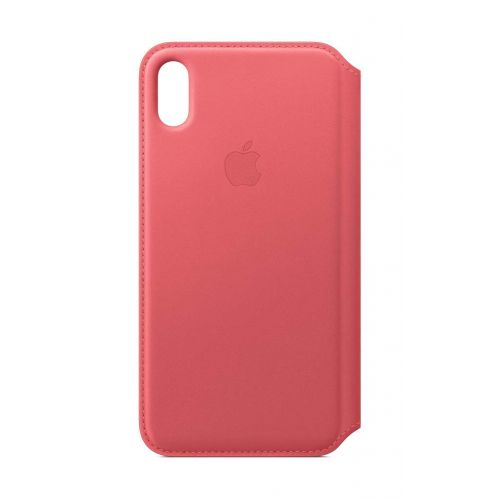 애플 Apple Leather Folio (for iPhone Xs Max) - Peony Pink