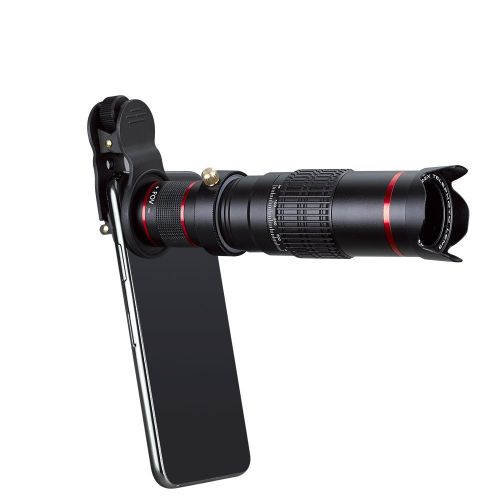  ALXDR 32X Zoom Telescope Clip On Mobile Phone with Flexible Tripod for iPhone Samsung XIAOMI Smartphones with Single or Dual Camera