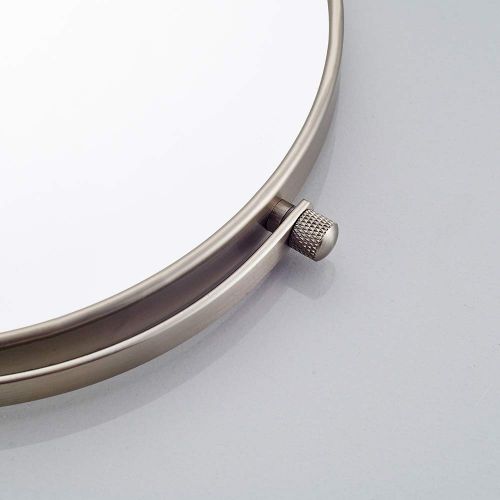  Gecious Wall Mount Vanity Makeup Magnifying Mirror,Black,1x/10x magnification,360°Swivel...