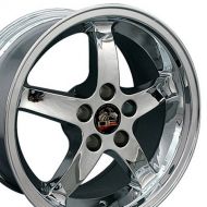 OE Wheels LLC 17x9 Wheel Fits Ford Mustang - Cobra R Style DD Chrome Rim