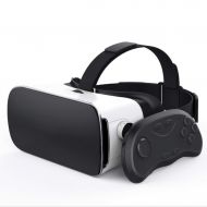 ZYY VR Headset with Remote Controller, Virtual Reality Headset 3D VR Goggles Glasses for 3D Movies and Games Compatible with 4.7-6.0 Inches iPhone, Samsung Huawei More Smartphones