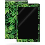 MightySkins Skin Compatible with Amazon Kindle Fire HD 8 (2017) - Weed | Protective, Durable, and Unique Vinyl Decal wrap Cover | Easy to Apply, Remove, and Change Styles | Made in
