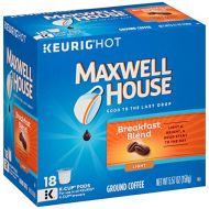 MAXWELL HOUSE Maxwell House Breakfast Blend Keurig K Cup Coffee Pods (72 Count, 4 Boxes of 18)