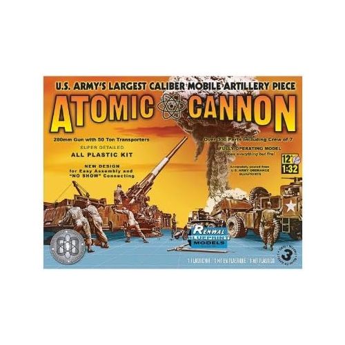  Atomic Cannon 60th Anniversary 132 Renwal Revell