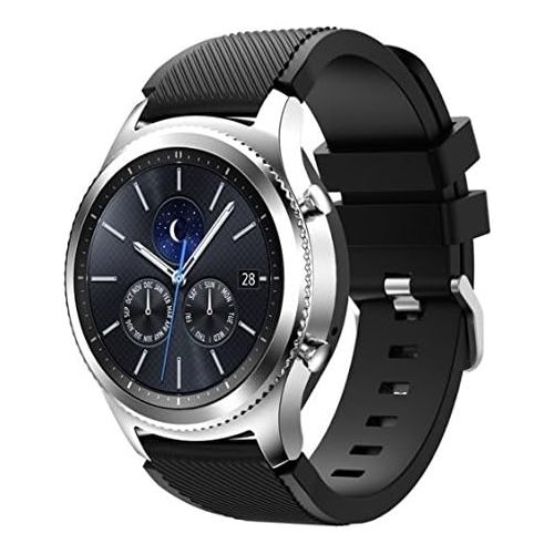 삼성 Samsung Galaxy Gear S3 R775 Classic Smartwatch (Bluetooth) (S3 Classic Black Silicone Band) (Certified Refurbished)