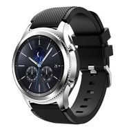 Samsung Galaxy Gear S3 R775 Classic Smartwatch (Bluetooth) (S3 Classic Black Silicone Band) (Certified Refurbished)