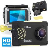 Discovery Adventures Scout Full-HD 1080p Action Camera with LCD Screen, 5.08cm (2Zoll) schwarz
