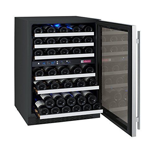  Allavino FlexCount VSWR56-2SSRN - 56 Bottle Dual Zone Wine Refrigerator with Right Hinge Built-In