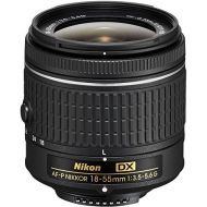 Nikon AF-P DX NIKKOR 18-55mm f3.5-5.6G Lens 20060B - (Certified Refurbished)