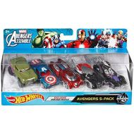[아마존베스트]Hot Wheels Marvel Avengers Assemble Avengers 5-Pack [Amazon Exclusive]