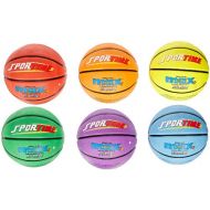 SportimeMax Junior Basketballs, 27 Inches, Multiple Colors, Set of 6