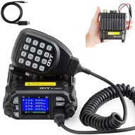 QYT KT-8900D Dual Band Mini Car Ham Radio Mobile Transceiver VHF UHF 136-174400-480MHz Compact Amateur Two Way Radios + Free Programming Cable