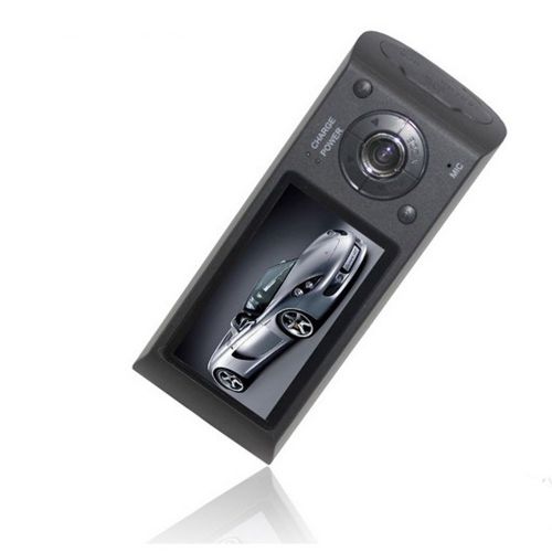  A New R300 2.7 140° Dual Lens Dash Board Camera Car Hd DVR Black Box Video Recorder + GPS Logger
