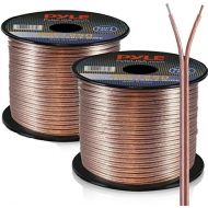 [아마존베스트]Pyle 50ft 12 Gauge Speaker Wire - Copper Cable in Spool for Connecting Audio Stereo to Amplifier, Surround Sound System, TV Home Theater and Car Stereo - PSC1250