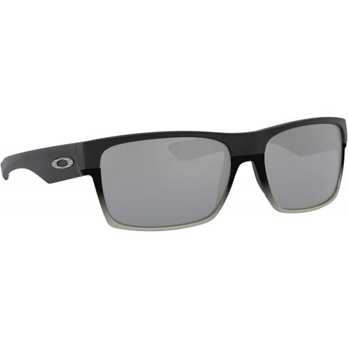 오클리 Oakley Mens Twoface Iridium Rectangular Sunglasses