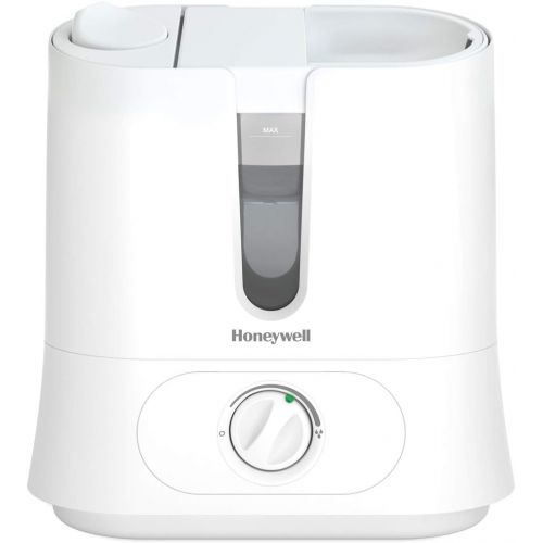  Honeywell Top Fill Cool Mist Humidifier Black Ultra Quiet with Auto Shut-Off, Variable Settings, Removeable Tank & Rotating Mist Nozzle for Medium to Large Rooms, Bedroom, Baby Roo
