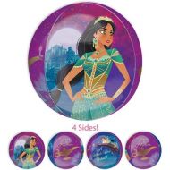 LOONBALLOON 16 Inch Orbz Aladdin & Jasmine Balloon Cartoons Movie Character Balloons for Kids Birthday and Theme Parties
