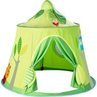 HABA Magic Forest Play Tent - Free-Standing Fabric Hut with Mesh Window and Door for Ages 18 Months and Up