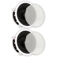 Theater Solutions TS65A in Ceiling 6.5 Angled Speakers Home Theater 2 Speaker Set
