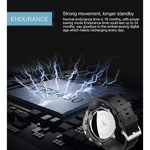  Winnes IP67 Waterproof Smart Sport Watch, Fitness Tracker Cool Luminous Dial Smart Bracelet Calls/Messages Reminder/Calories Distance Monitor/Pedometer/Mobile APP Support Android/i