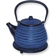 BigKitchen Japanese Tetsubin Cast Iron Blue Beehive Teapot
