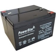 POWERSTAR 12V 7AH SLA Battery for Razor e200  e200s  e225  e300  e300s  e325-2PK