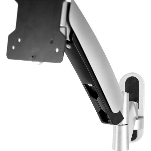  Displays2go LMGAS1327 Articulating TV Wall Mount Tilting Bracket for 13 to 27 Inch Flat Screen Monitors, VESA (Silver)