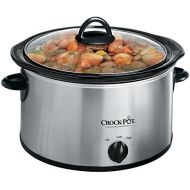 Crock-Pot 3040-BC 4-Quart Round Manual Slow Cooker, Stainless Steel