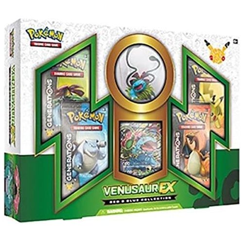 포켓몬 Pokemon TCG Red And Blue Collection: Venusaur EX Box