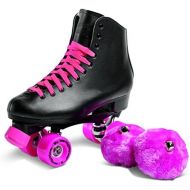 Sure-Grip Malibu Roller Skates Black and Pink Limited Edition