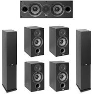 Elac Debut 2.0-7.0 System with 2 F5.2 Floorstanding Speakers, 1 C5.2 Center Speaker, 4 B5.2 Bookshelf Speakers