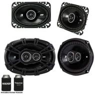 Kicker KICKER for Late 90s Early 2000s GM Coupes & Sedans. A Pair of 43DSC4604 4x6 Speakers & a Pair of 43DSC69304 6x9 s