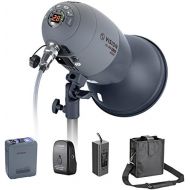 Neewer VL-300 Plus ACDC Dual-Power Support 300W GN65 Strobe Studio Flash with Built-in 2.4G Receiver (Trigger Included), Recycle in 0.8-2.5 seconds, with 3300mAh Battery Pack, Bow