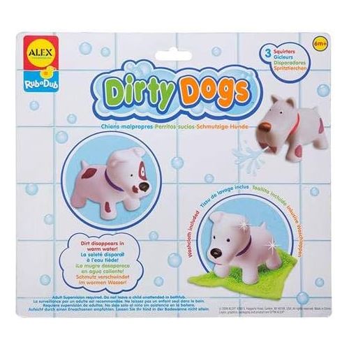  ALEX Toys Alex Rub a Dub Dirty Dogs Kids Bath Activity