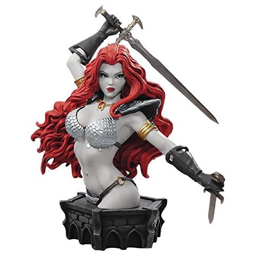  Dynamite Women of Red Sonja by Arthur Adams (Black & White Version) Resin Collectors Bust