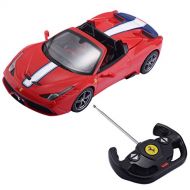 Costzon 1:14 Ferrari 458 Speciale A Licensed Radio Remote Control RC Car w Lights&Sound