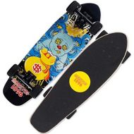 QYSZYG Jugendliche buersten Strasse grosses Fischbrett Roller Jungen und Madchen kleines Fischbrett Erwachsenes vierradriges Skateboard Skateboard (Farbe : D)