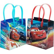 [아마존베스트]Disney Car Mcqueen Lightning 12 Premium Quality Party Favor Reusable Goodie Small Gift Bags 6