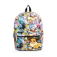 FAB Starpoint Pokemon Eevee Evolution All Over Print Backpack School Bag