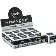 /Dunlop Competition Single Dot Squash Balls - 12 Pack